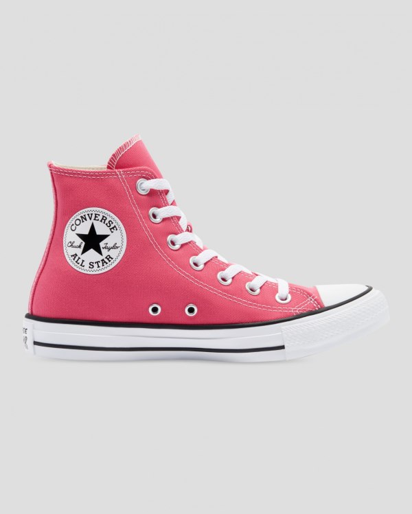 Converse Chuck Taylor All Star Seasonal Colour Lyserød Sko Danmark - Converse Høje Sneakers Herre -